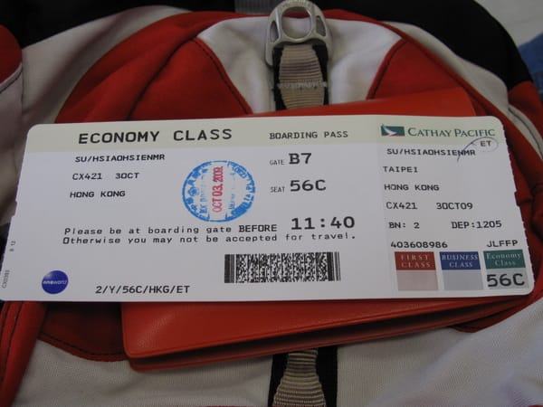 這次搭乘的國泰航空,也和日本航空一樣,是寰宇一家的會員 這次搭乘的國泰航空,也和日本航空一樣,是寰宇一家的會員