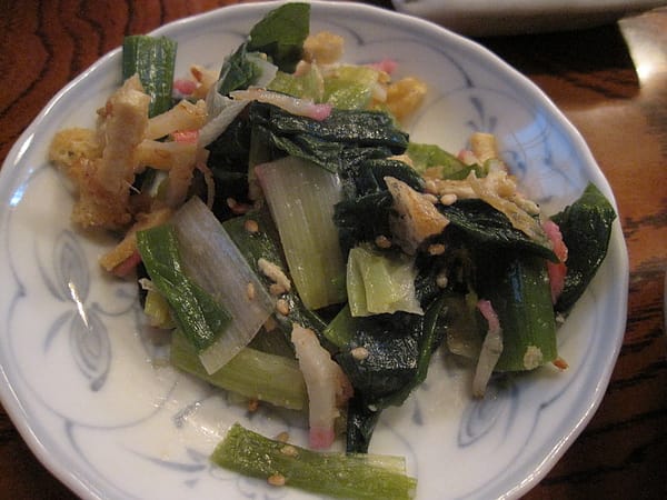 老闆跟我說這盤有味噌,但我吃不出來