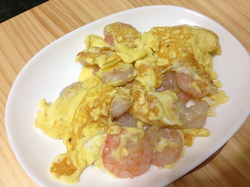 2014.04.19 蝦仁炒蛋.JPG