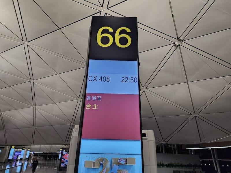 2023-08-01 國泰航空CX408 HKG-TPE 香