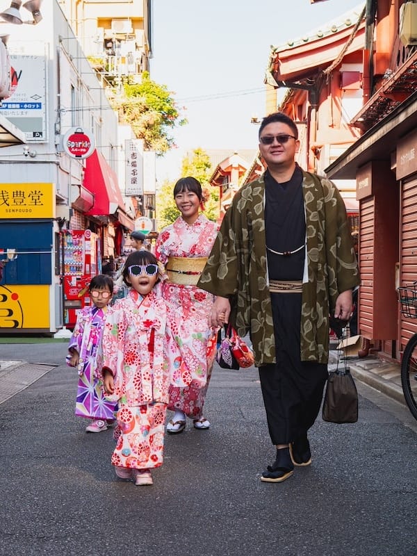 2023-11-20 東京親子賞楓旅Day2-1 淺草愛和服