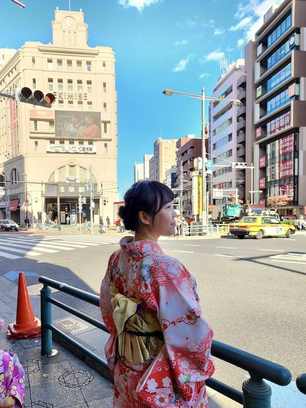 2023-11-20 東京親子賞楓旅Day2-1 淺草愛和服