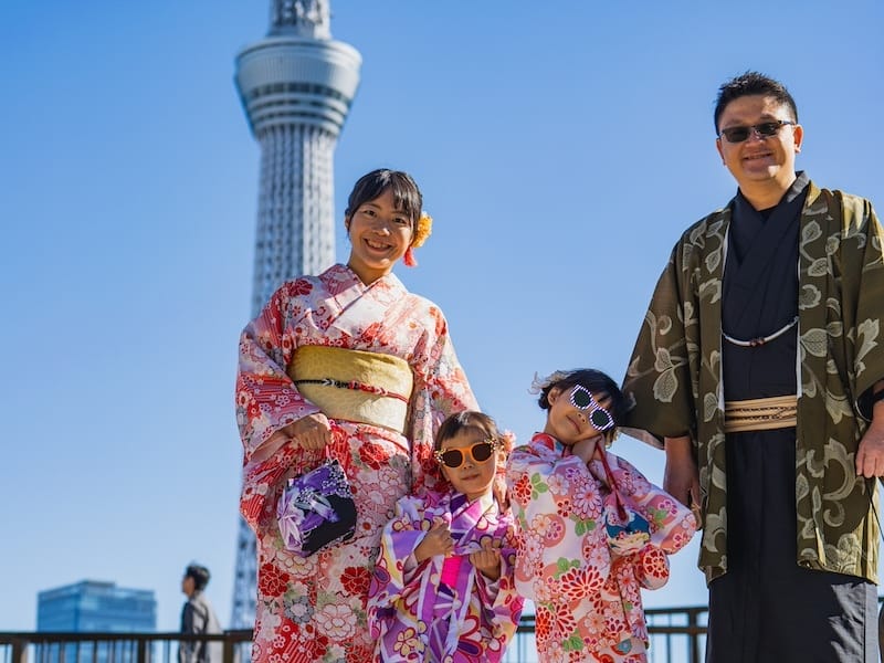 2023-11-20 東京親子賞楓旅Day2-1 淺草愛和服