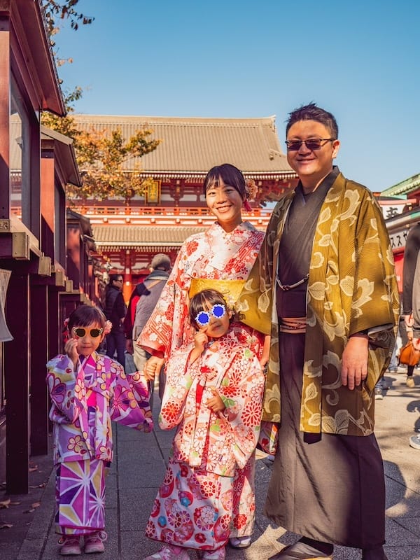 2023-11-20 東京親子賞楓旅Day2-1 淺草愛和服