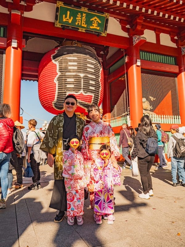 2023-11-20 東京親子賞楓旅Day2-1 淺草愛和服