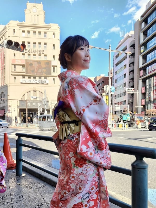 2023-11-20 東京親子賞楓旅Day2-1 淺草愛和服