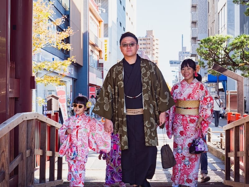 2023-11-20 東京親子賞楓旅Day2-1 淺草愛和服