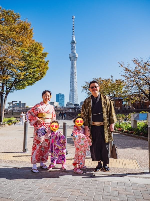 2023-11-20 東京親子賞楓旅Day2-1 淺草愛和服