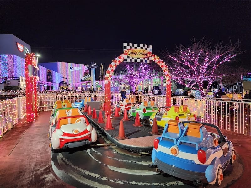 2023-11-22 東京賞楓旅Day4-2 夜訪讀賣樂園(