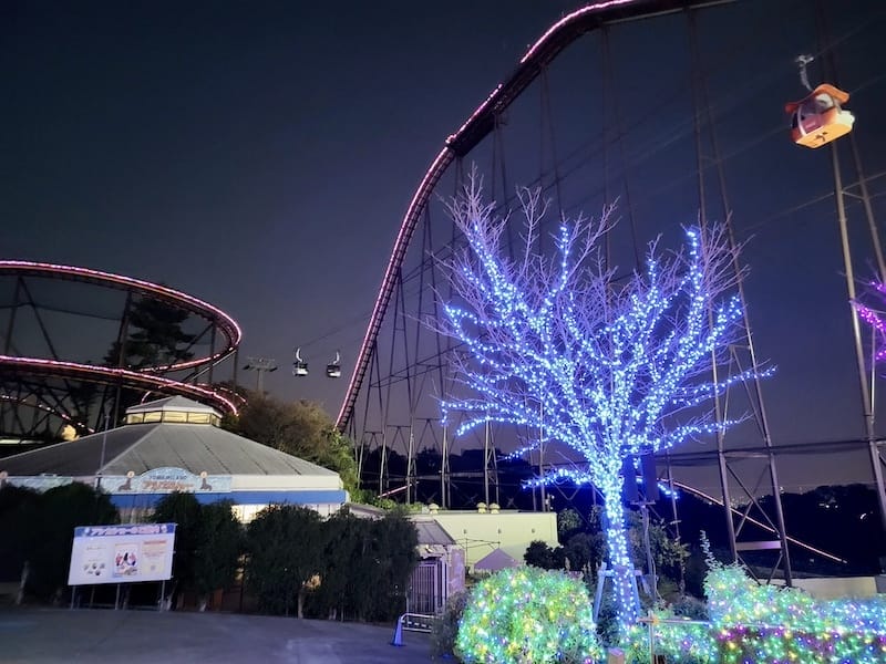 2023-11-22 東京賞楓旅Day4-2 夜訪讀賣樂園(