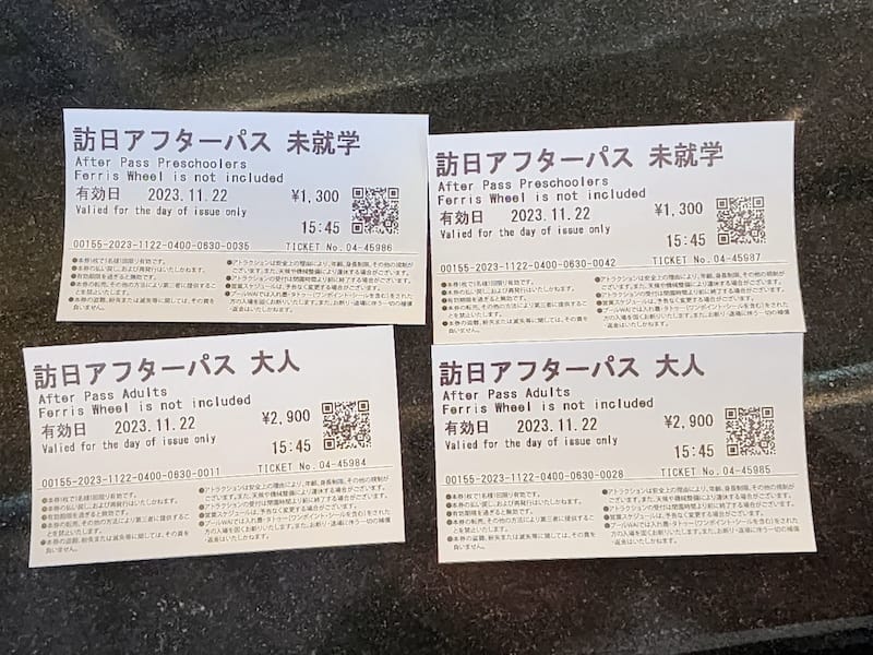 2023-11-22 東京賞楓旅Day4-2 夜訪讀賣樂園(