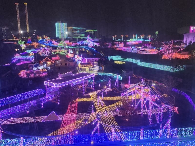 2023-11-22 東京賞楓旅Day4-2 夜訪讀賣樂園(