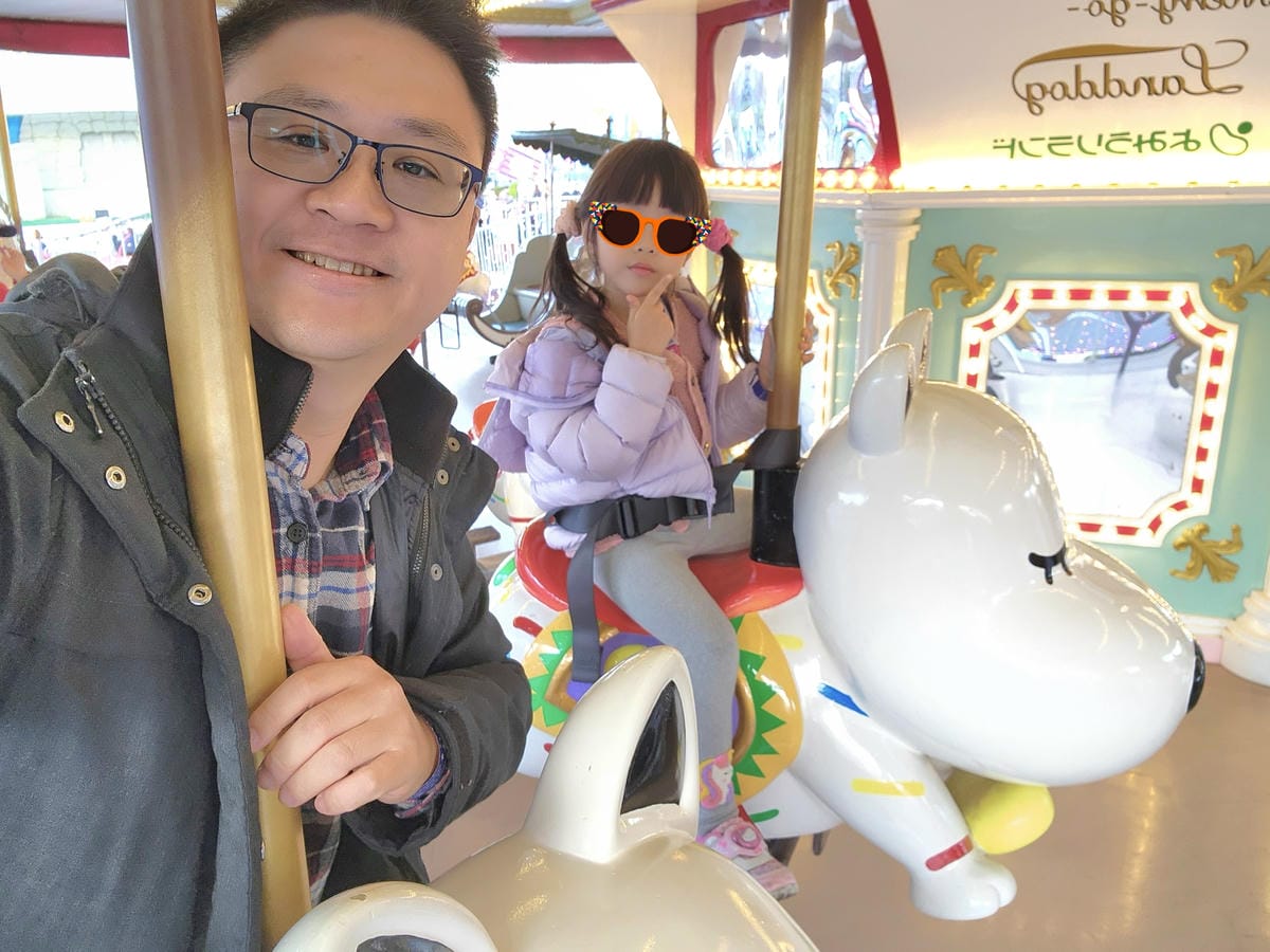 2023-11-22 東京賞楓旅Day4-2 夜訪讀賣樂園(