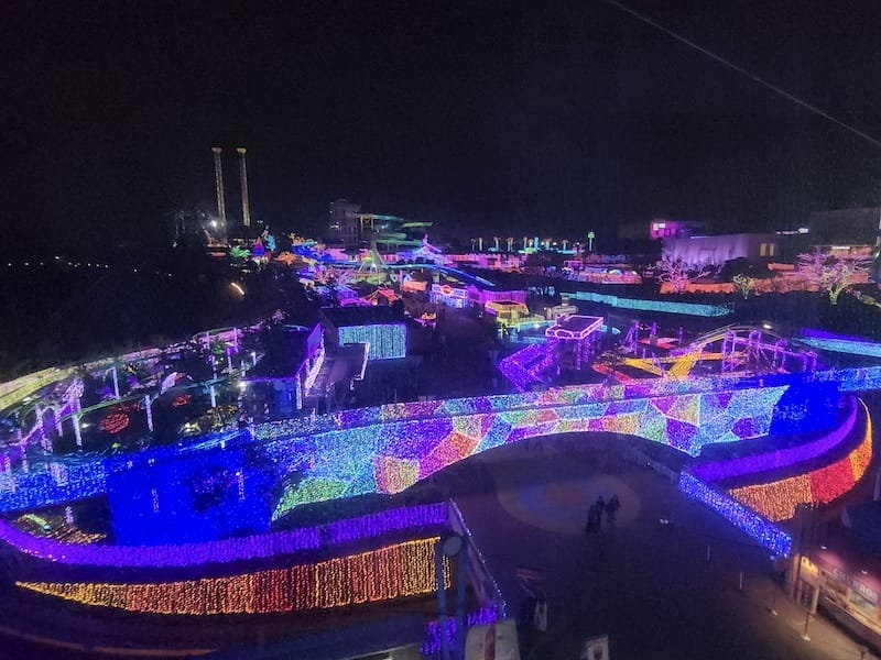 2023-11-22 東京賞楓旅Day4-2 夜訪讀賣樂園(