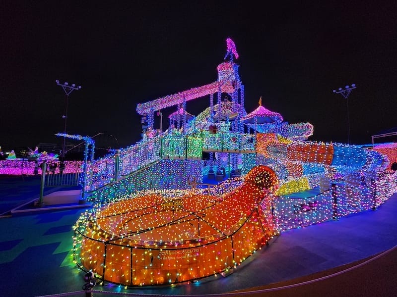 2023-11-22 東京賞楓旅Day4-2 夜訪讀賣樂園(