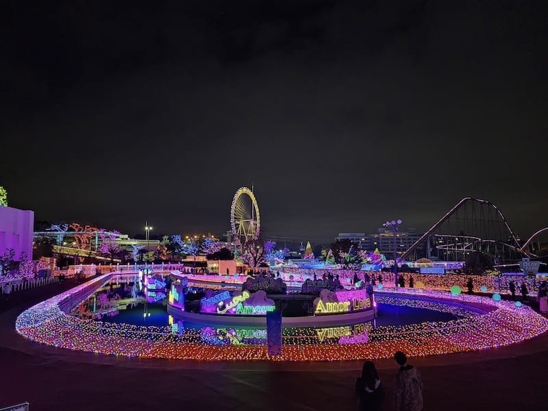 2023-11-22 東京賞楓旅Day4-2 夜訪讀賣樂園(