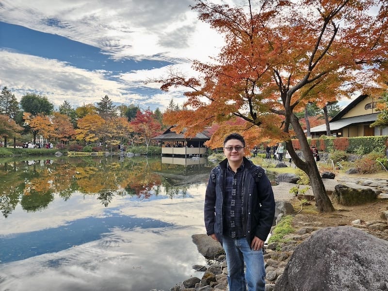 2023-11-23 東京賞楓旅Day5 昭和紀念公園銀杏步