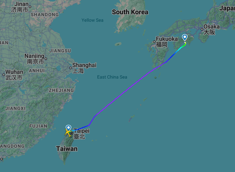 台灣虎航 台北TPE-KCZ高知 IT250 & IT251 來回飛行紀錄 - 第16張圖 台灣虎航 台北TPE-KCZ高知 IT250 & IT251 來回飛行紀錄