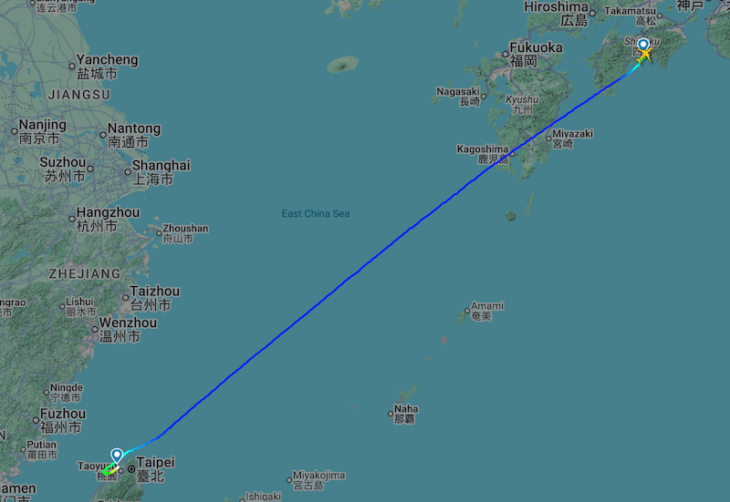 台灣虎航 台北TPE-KCZ高知 IT250 & IT251 來回飛行紀錄 - 第41張圖 台灣虎航 台北TPE-KCZ高知 IT250 & IT251 來回飛行紀錄