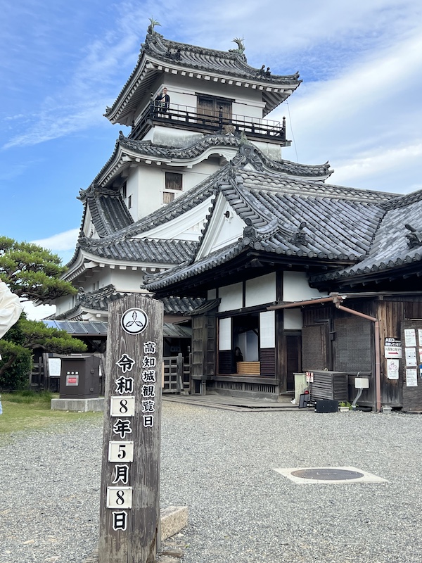 【四國高知旅遊】登頂日本現存天守「高知城」，弘人市場必吃「明神丸」炙燒鰹魚！