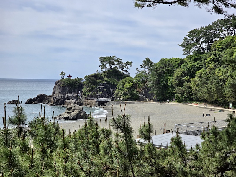 日本名海岸百選．眺望太平洋海景《桂濱海之露台．坂本龍馬銅像》