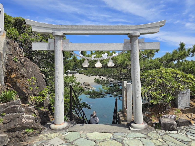 日本名海岸百選．眺望太平洋海景《桂濱海之露台．坂本龍馬銅像》