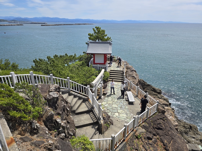日本名海岸百選．眺望太平洋海景《桂濱海之露台．坂本龍馬銅像》