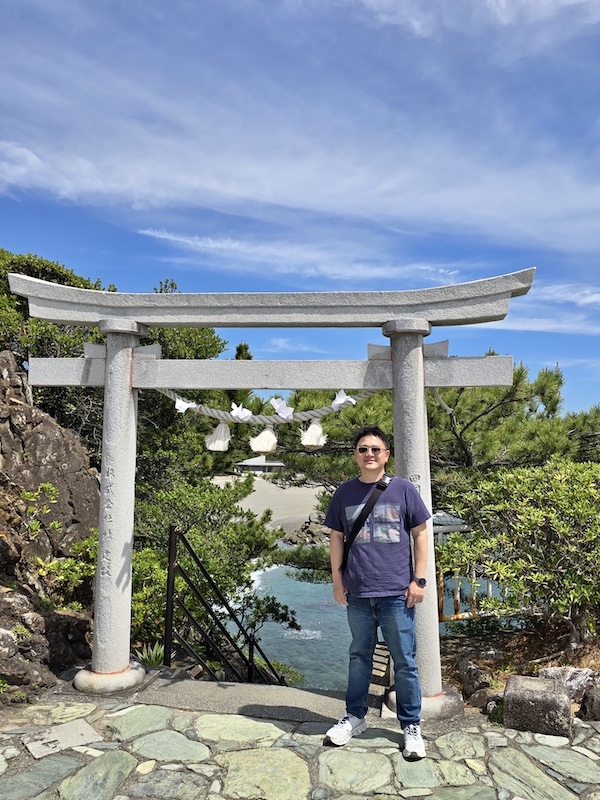 日本名海岸百選．眺望太平洋海景《桂濱海之露台．坂本龍馬銅像》