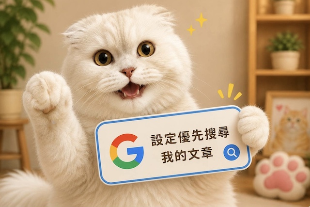 設定優先搜尋我的文章